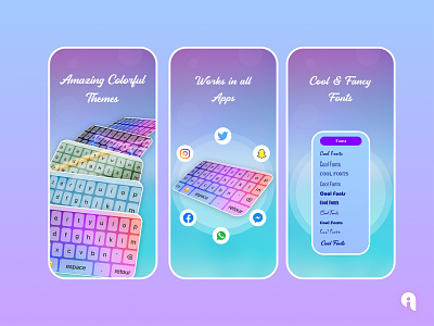 Keyboard App Screenshots