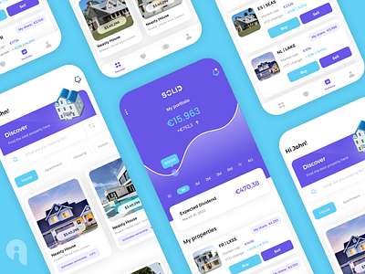 Real Estate App UI 
design