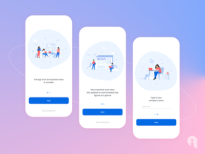 Company News App Onboarding