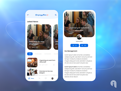 Company News Mobile App company news app mobile app design news news app