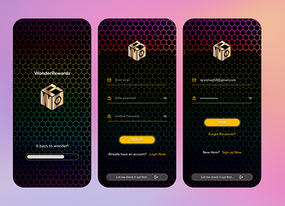 Login Screens Design app design app ui design login login screens mobile app mobile app design ui uiux