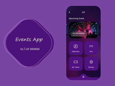 Events App Design Concept
