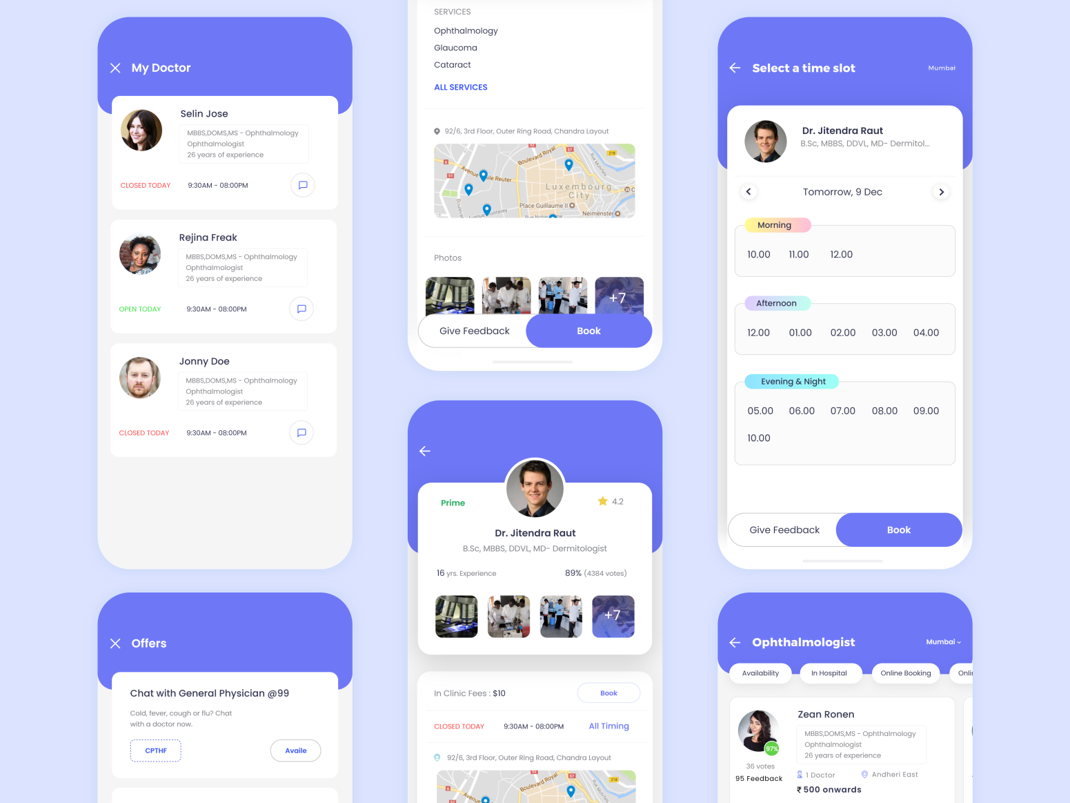 Medical App Ui by Iqra Ishaq on Dribbble