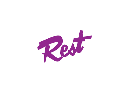 Rest brand branding brasil brazil calligraphy chile cursive custom design hand drawing hand writing id identidade identities identity inspiration letter lettering logo logodesign minimalistic romania script simple style tipo tipografia tipography type typography