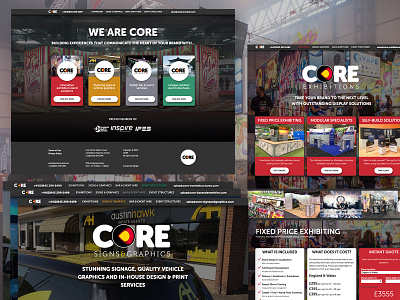 WE ARE CORE - Multisite ui ux website website builder website design