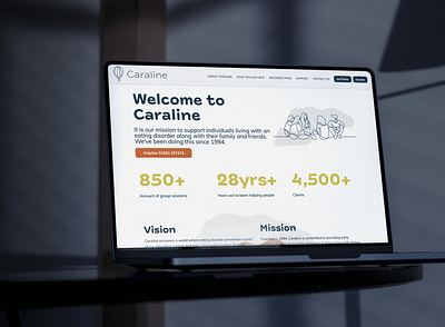 Rebrand and new website for Caraline brand branding design graphic design illustration logo ui ux website