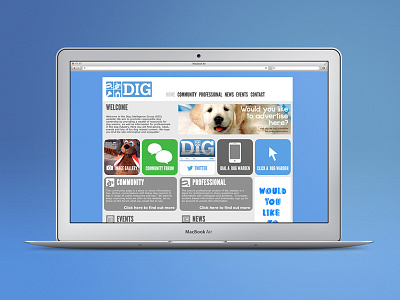 UI for dog industry website colour dog dogs flat pets ui