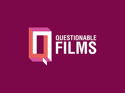 Questionable Films Logo brand film impossible logo production