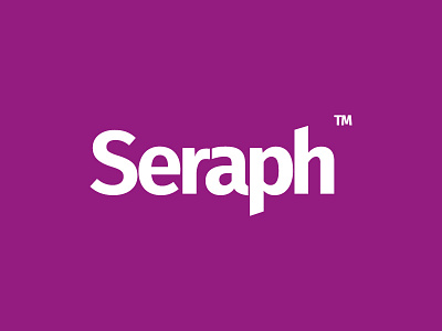 Seraph - Full Service Agency for World Changers agency brand branding logo logotype purple seraph type typography