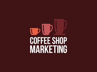 Coffee Shop Marketing Logo brand coffee coffee shop logo