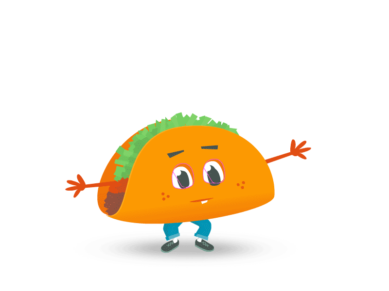 Taco Animation by Ben Harris for Republic Wireless Design on Dribbble