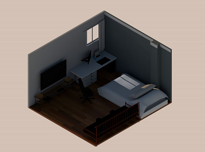 my room cinema cinema4d isometric isometric art isometric design