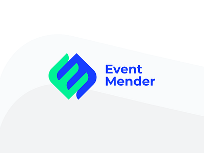 Event Mender - Brand Identity Design branding event events graphic design logo marketplace online events virtual events