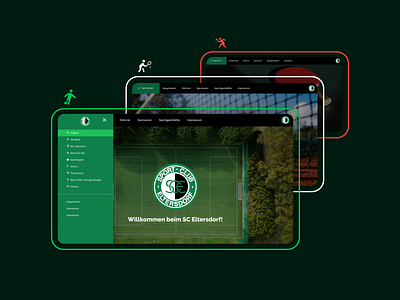 Sports club website football soccer sports sports team web design website