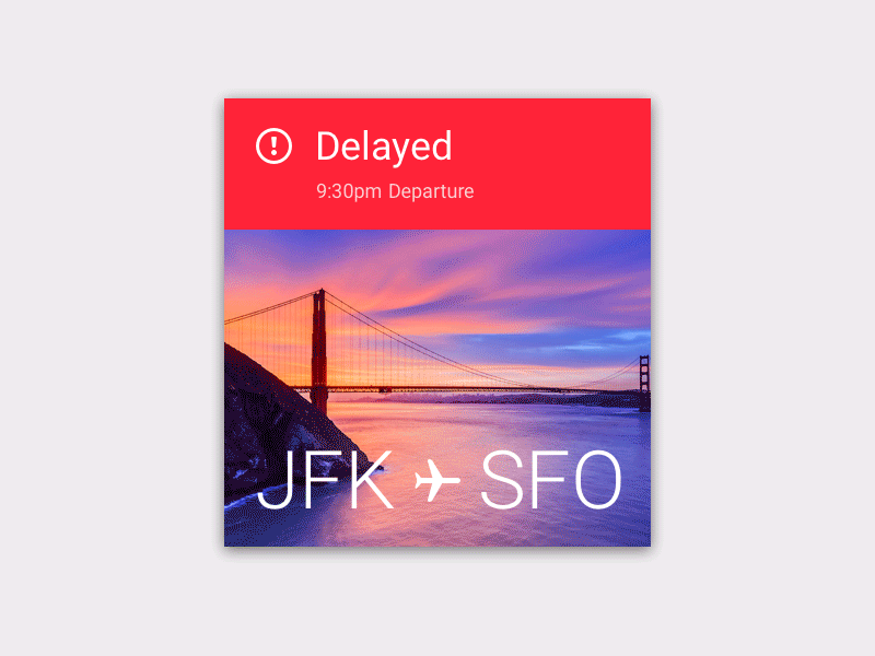 Delayed / On Time albums android animation design framer google interaction mobile prototype sketch studio