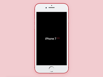 Apple iPhone 7 Red for Framer