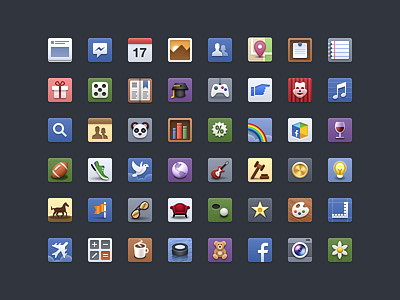 Facebook - Icon Set