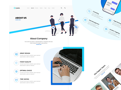 About Us Page Design about us about us design about us page design figma illustration landing page landing page design ui uiux web design website design