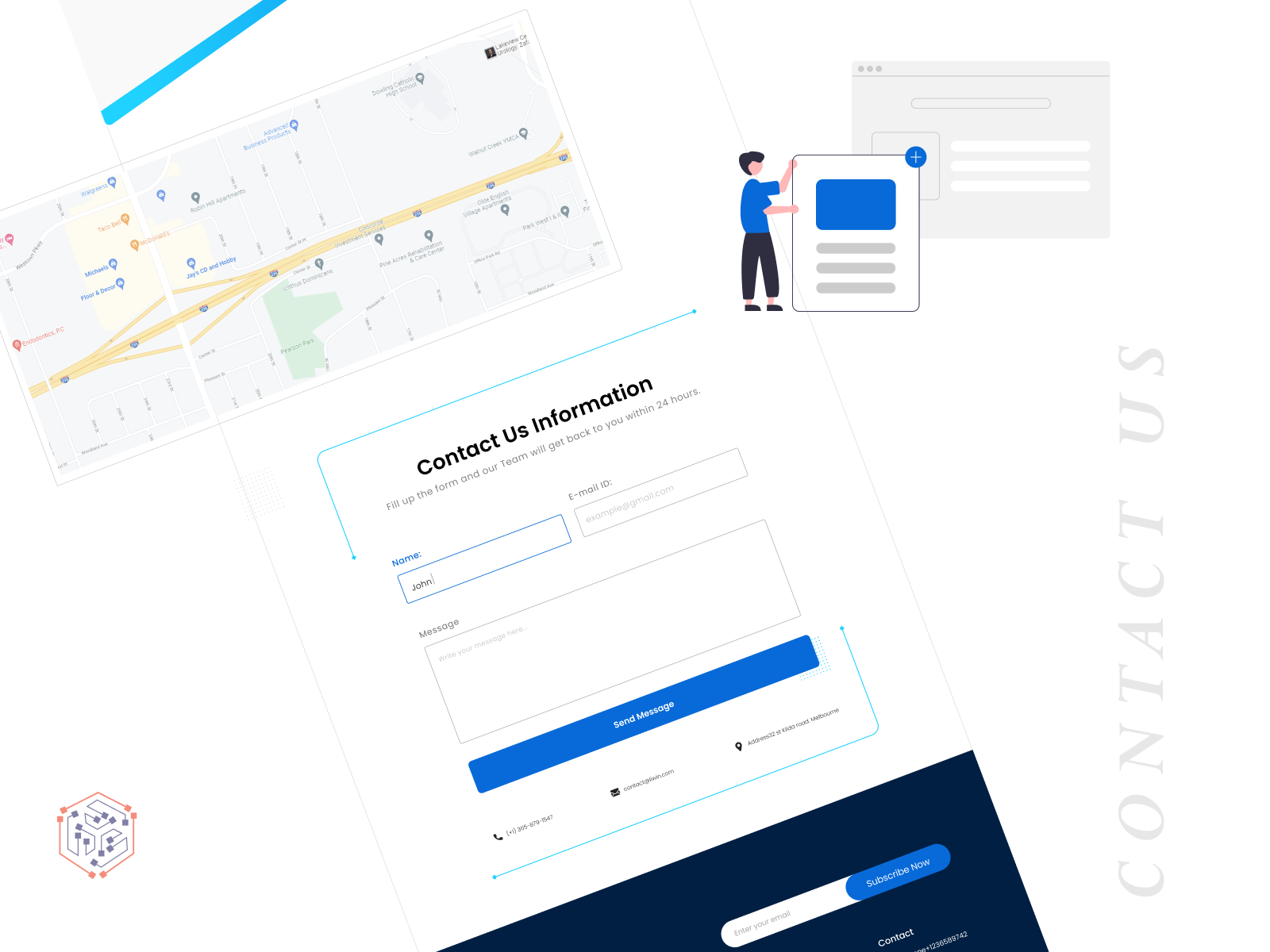 contact-us-page-design-by-nidish-llc-on-dribbble