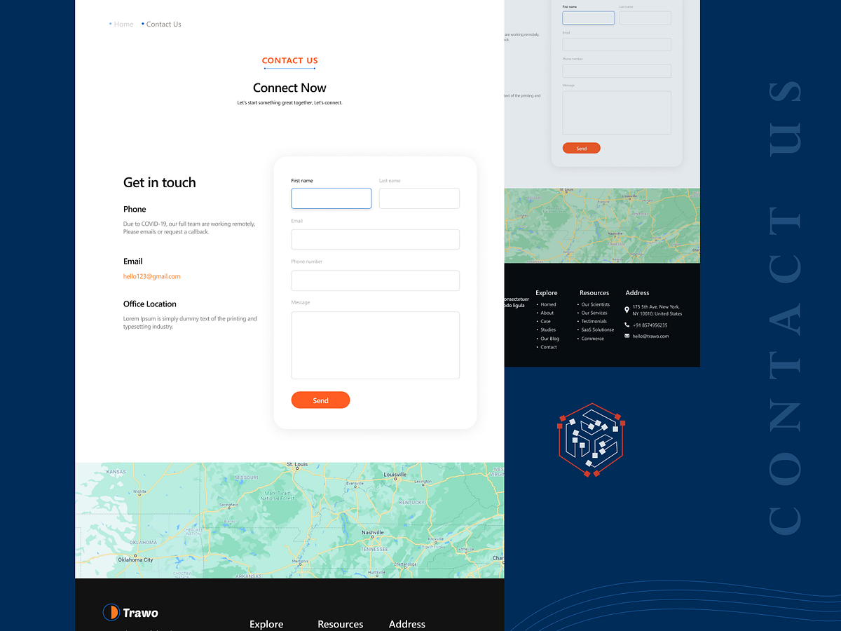 Contact Us Page designs themes templates and downloadable graphic