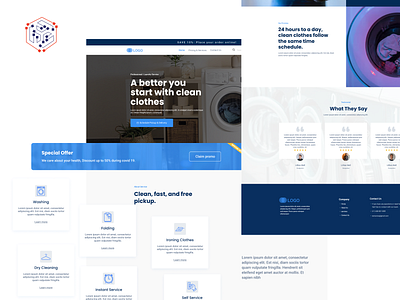 Laundry Web Design