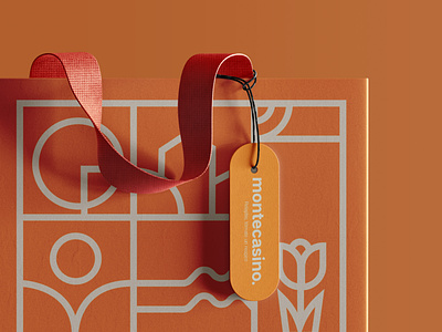 Branding Montecasino by Elysian Studio bag brand branding design graphic design logo