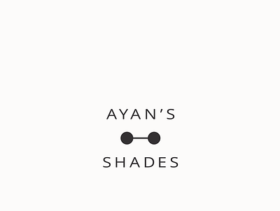 Ayan's Shades branding design graphic design logo vector
