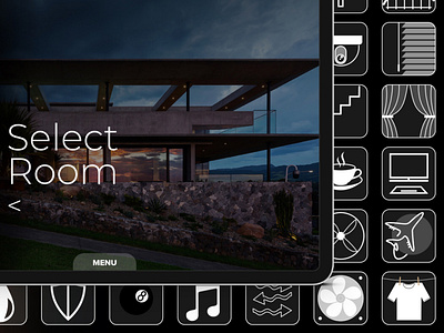 ZENITH Icons for Smart Homes app design design graphic design gui icon icon design iconography icons illustration logo uix user interface