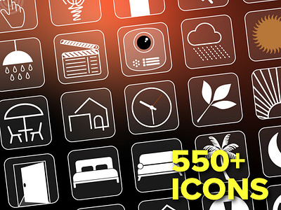 Iconography for Smart Home Automation App app design automation design gui iconography icons smart home ui uix