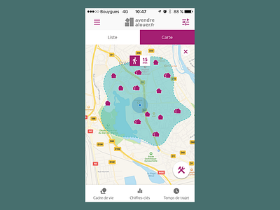 AVendreALouer - App (Map)