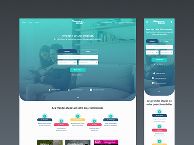 AVendreALouer - Homepage redesign