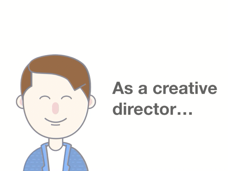 Hats animation avatar bounce creative director illustration principle roles