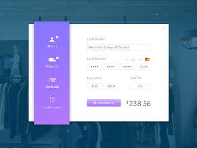 Checkout Process checkout credit card daily ui payment payment screen shopping card