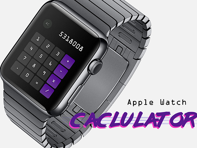 Retro Apple Watch Calculator