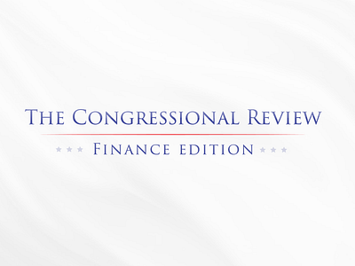 The Congressional Review editorial illustrator logo magazine