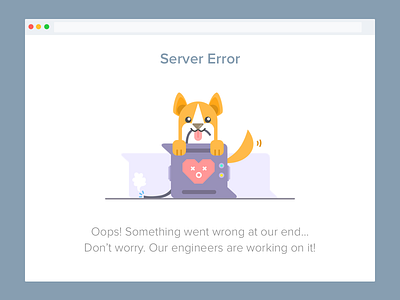 Server Error Page