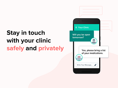 CareMe mobile app social media graphic illustration landing page mobile app visual design