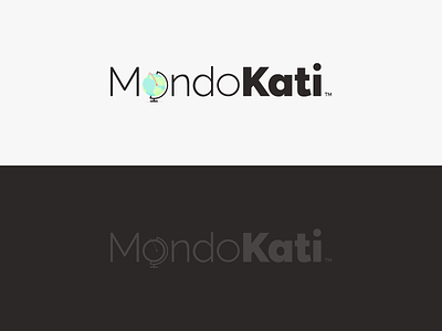 MondoKati Logo america central design globe logo map mondo node travel typeface wordmark world