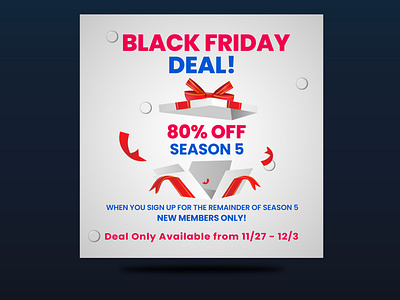 Black Friday Social Media Design