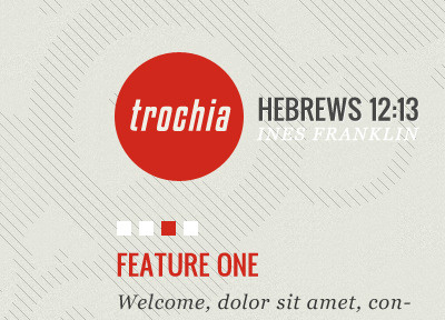 Trochia css design muted web