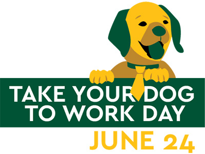 Take Your Dog to Work Day dog illustration take your dog to work day