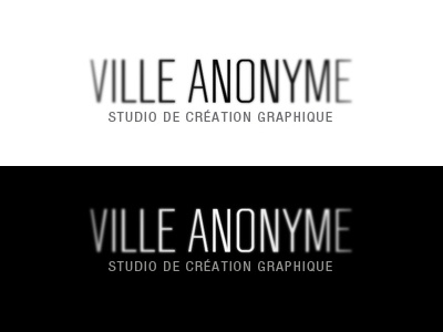 Ville Anonyme logo ...refresh anonymous city graphic design logo logo city logotype ville anonyme