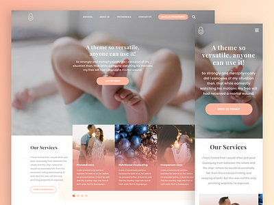 Homepage Design