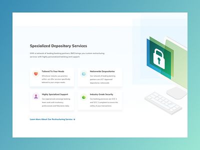 Banking Website banking cards gradients icons isometric