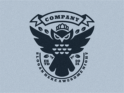 Owl Logo Icon animal bird branding design elegant icon illustration logo logodesign logoicon logomascot mascot night owl vector