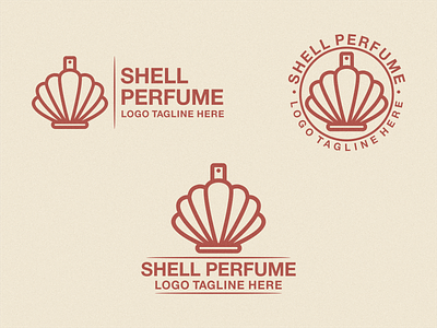 Shell Perfume Logo Concept brand branding company design elegant icon illustration logo logodesign logoicon logoluxury luxury mascot perfume shell vector
