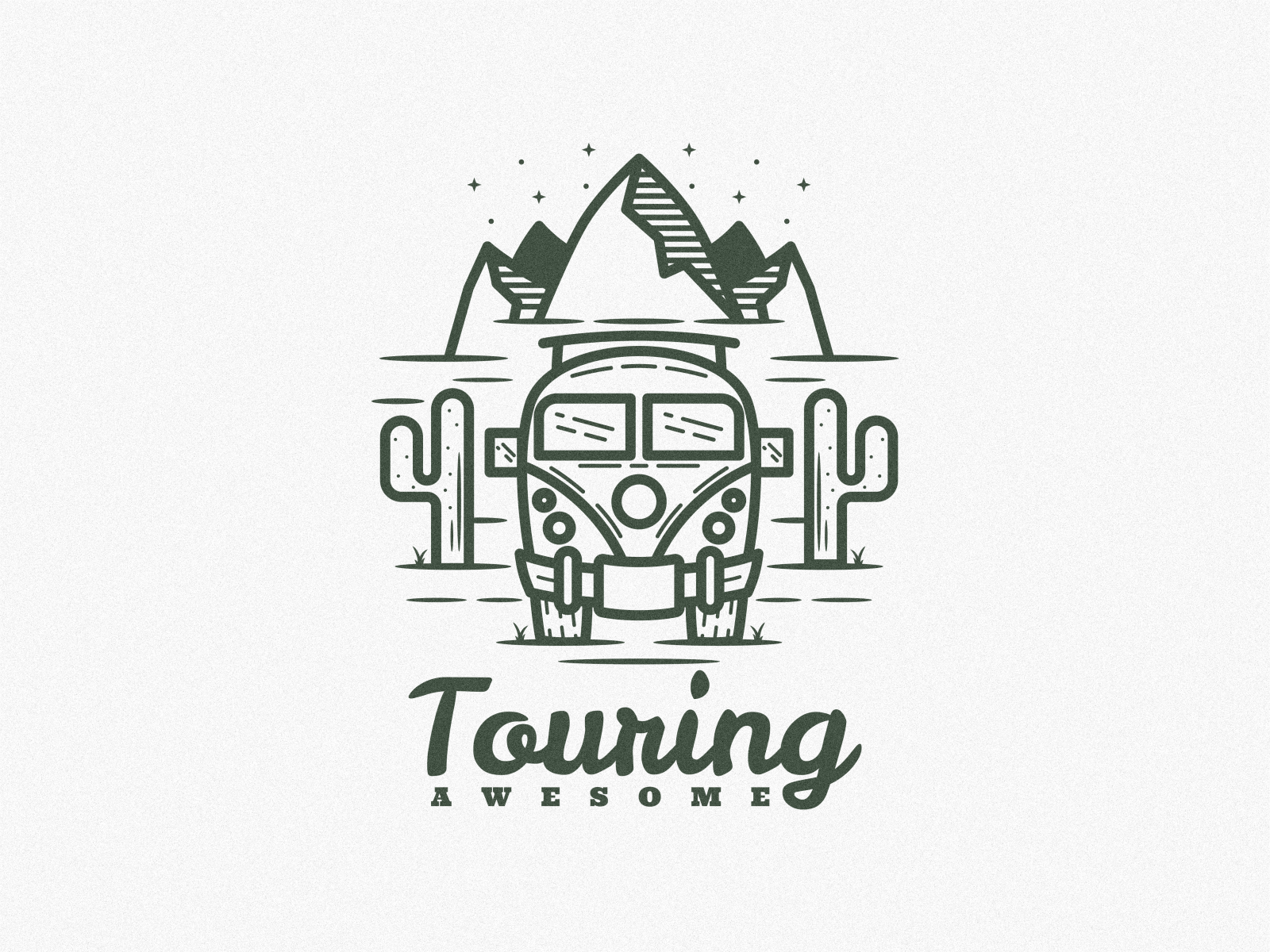 Touring Logo Concept by Maha_STD on Dribbble