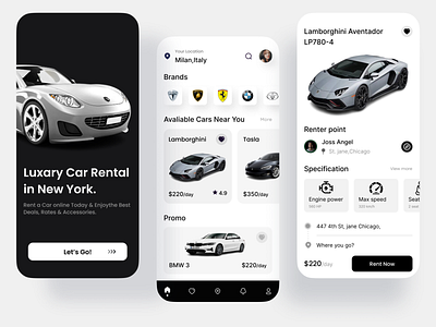 Car Rental App Concept