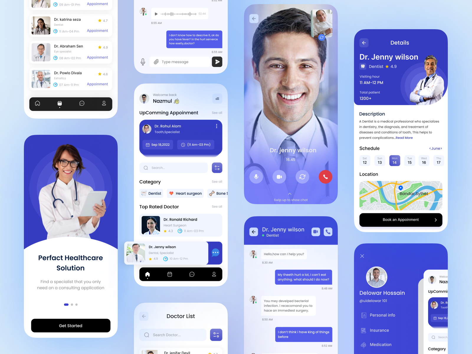 Medical App - Mobile App Design By Delowar Hossain On Dribbble