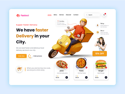 Food order Website Design 🍕